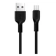 Кабель Hoco X20 Flash Micro USB 2.4A черный 1м - изображение 4