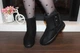Женские короткие сапоги No Brand С245 зимние черные 38 24.5 см - изображение 9