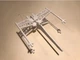 Модель Snowflake Wing С Новогодним Орнаментом 10 См Золотой 3D-Печать - изображение 5