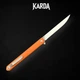 Ніж Складаний Karda J097 orange handle drop blade - изображение 2