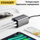 Зарядний пристрій Essager 67Вт GaN USB-C PD, QC 4.0/3.0 швидка зарядка для ноутбука, телефону - зображення 2