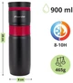 Термокухоль Kamille KM-2068 900 мл з TPR, 6–8 год червоний - зображення 4