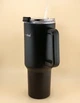 Термокухоль Kamille KM 2172 1,2 л з трубочкою чорний - зображення 2