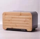 Хлебница Kamille KM-1107 сталь и бамбук 35×20×21,5 см черная - изображение 5