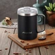 Термокухоль Kamille KM 2159 360 мл чорний soft-touch - зображення 10