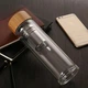 Скляна термопляшка Kamille KM-9020 450 мл із заварником для чаю - зображення 9