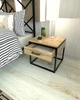Прикроватная тумба в стиле лофт EcoLoft Кубо DSP-1392-1 - изображение 3