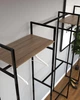 Гардеробный стеллаж в стиле лофт EcoLoft Рейлан DSP-1374-4 Монтеверде - изображение 3