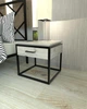 Прикроватная тумба в стиле лофт EcoLoft Кубо DSP-1392-2 - изображение 3