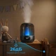 Увлажнитель воздуха Dreo 306, резервуар 3 л, 250 мл/ч, датчик влажности, холодный туман, до 30 часов работы, чёрный - изображение 4