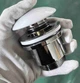 Донный клапан для умывальника Koer PW-01-11 1 1/4'' (кнопка) (Белая керамическая накладка) (KR3405) - изображение 9