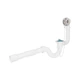 Сифон для ванни Lidz (WHI) 60 03 V001 00 прямоточний (вихід 50 мм) - изображение 1