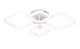 Люстра потолочная светодиодная LED Light House SRS-20621/2+2 WT 72W белая - изображение 3