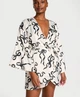 Сатиновий халат Satin Short Robe White розмір XS/S - зображення 1