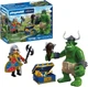 Набір іграшок Playmobil Knights Троль зі скарбом лицарів герба Лев 72116 (4008789721167) - зображення 2