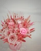 Букет «Аромат нежности» - живые стабилизированные цветы в шляпной коробке M 30*35 см - изображение 5