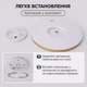 Світильник настінний стельовий LED 23 см 23W тепле світло - зображення 4