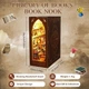 Конструктор Book Nook "Library of Books" Sl-06 NB1920 - Бук Нук Библиотека, DIY румбокс на книжную полку с подсветкой - изображение 3