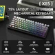 Ігрова механічна клавіатура ATTACK SHARK X85 Gradient Black - зображення 3