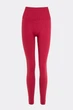 Женские бесшовные леггинсы с высокой посадкой Giulia FLEXING LEGGINGS ACTIVE S/M Bordo-winterberry, лосины из микрофибры, для спорта - изображение 2