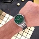 Чоловічий годинник Casio MTP-VD03D-3A1 зелений 50 м - зображення 4