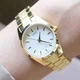 Женские часы Casio LTP-1274G-7A белые 30 м - изображение 3
