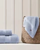 Банний рушник Tommy Hilfiger Modern American Solid Cotton Bath Towel, блакитний, 76*138см - зображення 2