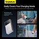 Повербанк 20000mAh 30W Baseus Star-Lord Digital Display із швидкою зарядкою (2USB/1Type-C, 30W). White - зображення 7