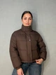 Куртка женская Fashions 87226 короткая демисезонная M коричневая - изображение 4