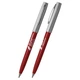 Автоматична ручка Fisher Space Pen Apollo Cap-O-Matic Space Pen Burgundy , коричневый корпус+хром колпачок, черные чернила - изображение 1