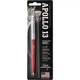Автоматична ручка Fisher Space Pen Apollo Cap-O-Matic Space Pen Burgundy , коричневый корпус+хром колпачок, черные чернила - изображение 2