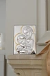 Срібна ікона Свята Родина (LE 5002 21 ORO) 16х21 см - зображення 1