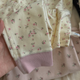 Детская пижама из натуральной ткани домашний костюм с цветочным принтом для девочек Желтая размер 98-104 см - изображение 5