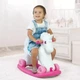 Качеля каталка детская DOLU 2509 Единорог 2 в 1 розовая - изображение 4