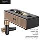 Бездротова колонка караоке Hoco BS63 (2 бездротові мікрофони, Bluetooth, USB, TF-карта, AUX, 25 Вт, автономність до 4 годин) - Молочно-білий - зображення 1