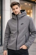 Куртка весняна двостороння (чорний/сірий) 2XL - изображение 3