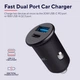 Зарядний пристрій автомобільний Trust 38Вт USB-A/USB-C PD, QC Black (25197) - зображення 6