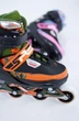 Ролики дитячі SFR Pixel розмір 33-37 Black/Green/Orange (rk7914) - зображення 4