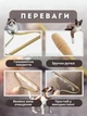 Щітка скребок для збору вовни, волосся, ворсу, кошлатання з килимів, одягу, меблів - зображення 4