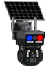 IP камера видеонаблюдения RIAS LD010 (v380Pro APP) 4G 2 объектива 2MP+2MP с солнечной панелью Black (3_07872) - изображение 2