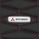 Коврики в салон Mitsubishi Outlander 4 '23- Olimp Design из экокожи черные с красной нитью (комплект) - изображение 9