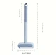 Щетка 2-в-1 для удаления шерсти собак и кошек 3 in 1 Pet Hair Remover сине-серая, двусторонняя, моющаяся, для ковров и мебели, пластиковая ручка 45 см (насадка 18 см), арт. ТМ22 - изображение 3