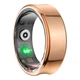 Смарт кільце XO Smart Ring RS01 розміру 10 (внутрішній діаметр 19,8 мм) Bluetooth V5.1, під керуванням Android 5.0 та новіші, iOS 10.0 Золотий - зображення 1