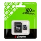 Карта Пам'яті Kingston Canvas Select Plus Gen3 microSDXC (UHS-1) 128gb 10 Class & Adapter Чорний - зображення 2