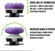 Накладки на стіки KontrolFreek Galaxy для Sony DualShock PS4 / DualSense PS5 Purple | Performance Thumbsticks - зображення 4