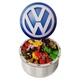 "Запаска справжнього автомобіліста VOLKSWAGEN" Дерев'яний бокс з солодощами №101/74, 1 кг, (21х21х9см), арт. 101_Д_74 - зображення 3