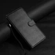 Чехол книжка для Xiaomi Redmi Note 15 Pro 5G черный с ремешком на руку - изображение 5