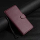 Чохол-книжка для Xiaomi Redmi Note 15 бордовий з ремінцем на руку - зображення 5