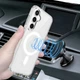 Протиударний чохол Clear для Samsung Galaxy S25 FE прозорий MagSafe - зображення 7