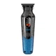 Тример VGR V-879T BLUE, 4 насадки, 7500 RPM, 1500 mAh, LED display Професійний акумуляторний триммер для стрижки волосся, бороди та вусів - зображення 1